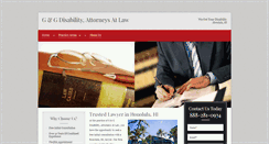 Desktop Screenshot of disabilitylawhonolulu.com